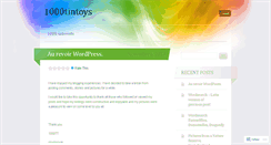 Desktop Screenshot of 1000tintoys.com